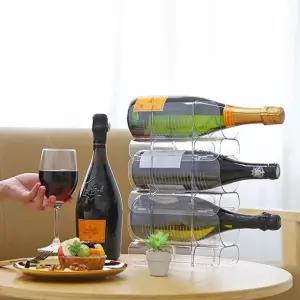 쌓아올리는 블럭형 와인보관 스태킹 투명 와인랙 WR10 와인랙 와인렉