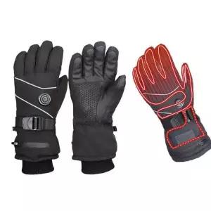 테온셀 여성 열선장갑 오토바이 오토바이열선장갑 터치가능 있는 손가락 따뜻한 기어 스마트 바이크