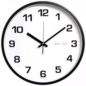 메탈 무소음 벽시계 36.5cm 블랙_GB4559 (WFKEPXN)