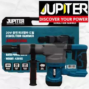 주피터 18V 함마드릴 충전 뿌레카 석재 콘크리트 파쇄 육각 노미 무선 해머드릴 마끼다 배터리 호환 베어툴 JHM0810MA