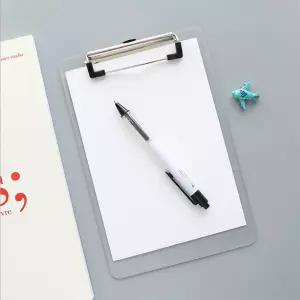 반투명 클립보드 결재판 까페소품 대학노트 신입생선물 서류정리함