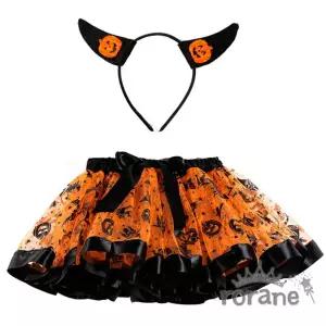 할로윈 코스프레 호박 튜튜 스커트