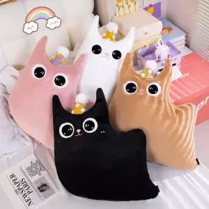 인형쿠션 쿠션 소파 인형 베개 사무실 고양이 눈큰 심쿵희망