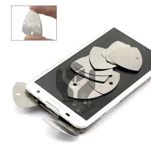휴대 전화 곡선 LCD 화면 삼각형 스퍼저 오프닝 프라이 카드 도구 초박형 유연한 태블릿 분해 강철 금속