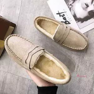 여자 데일리 모카신 털신 슈즈 패션 겨울 캐주얼lmn323