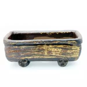 신 여물통 간편 중 도자기 화분 - 다육분 옹기 핸드메이드