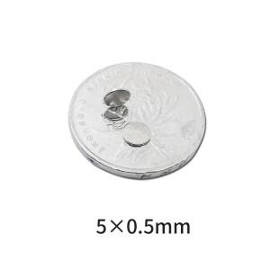 5x0.5mm 미니 소형 소형 원형 자석 가정용 냉장고 사무실용  DIY