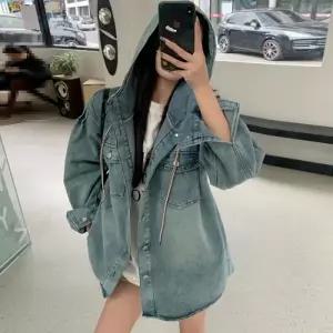 G126974_루즈핏 후드 청자켓 데님셔츠 야상