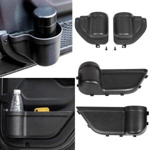 2018년형 2019년형 2020년형 2021년형 2022년형 2024년형 지프 랭글러 JL 4XE JLU 루비콘 스포츠 사하라 글래디에이터 JT 실내 수납 액세서리 블랙(전문 + 뒷문)