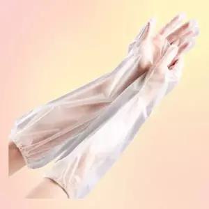 롱 비닐 위생장갑 60cm 청소 설거지 세차 질긴 손보호