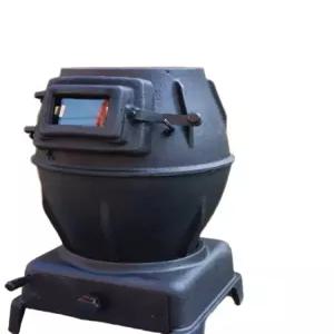 주물난로 무쇠 화목 벽난로 장작 상향 난로 대형 야외