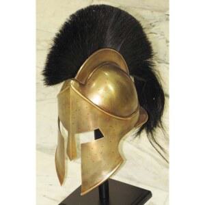 토르 악기 중세 스파르탄 헬멧 왕 레오니다스 300 영화 복제품 - 롤플레이 헬름 러스틱 빈티지 홈 데코 선물