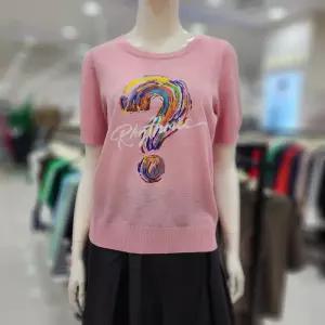 조이너스 여성 브랜드 25신상 라운드 여름 반팔 니트 티셔츠JAFU4WSL220US 1016602