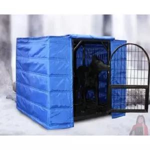 겨울용 개집 대형견 보온 견사 덮개 반려동물 따뜻한 야외 실외 방수 하우스