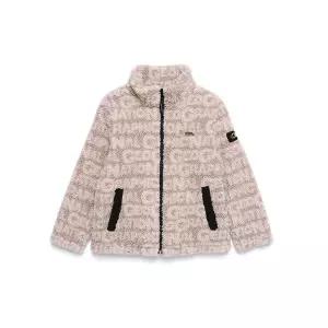 내셔널지오그래픽 키즈 N204KFT920 로고전판 FLEECE 뽀글이 집업 BEIGE 357839