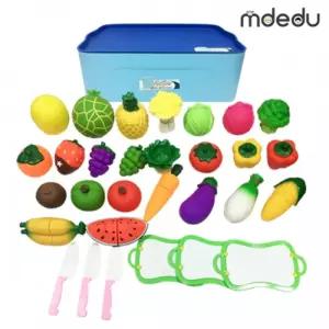 소근육발달 말랑이 자석 음식 자르기세트 54종 여아최애놀이 설 언어력향상