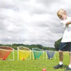 유치원 각도조절 바닥에두는 그물망 골대 공던지기 농구장난감