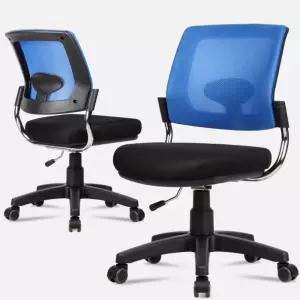 회사 사무실 높이조절 팔걸이없는 바퀴의자 스터디카페 학교 강당 대기실 매장