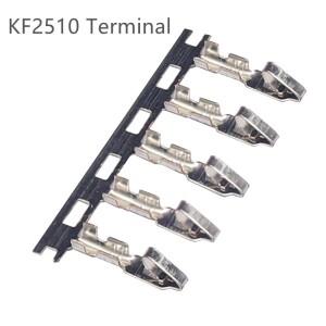 100/500/2000/10000피스 Lot KF2510 암 하우징용 냉간 압착 단자 2.54MM 간격 연결 리드 구리