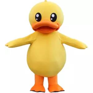 오리 인형탈 캐릭터 인형 연극 의상 행사 동물탈 코스프레 분장 전단지 홍보용