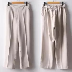 빅사이즈 512 뒷밴딩기모스판슬랙스 DLTF971