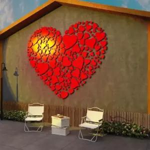 하트 스티커 기본 침실 데칼 벽스티커 아크릴 선물 입체