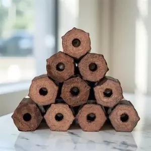 압축 장작 캠핑 네모장작 착화제 육각압축장작