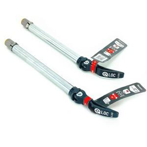 SR SUNTOUR Q-LOC2 자전거 퀵 릴리스 레버 스루 액슬 15mm x 100mm 전륜 허브