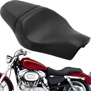 스포츠스터 XL 2010-업을 위한 투 업 시트 오토바이 운전자 동승자 로우 프로파일 2 할리 데이비슨 언 883