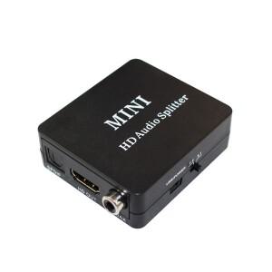HDMI 호환 오디오 추출기 스테레오 변환기 SPDIF+R/L 아날로그 출력 3.5mm 분배기 어댑터