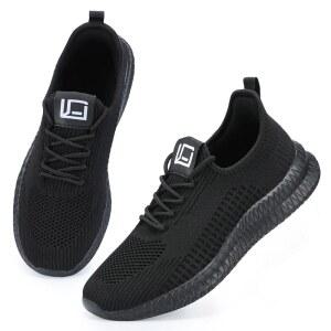 LCGJR 남성용 러닝화 초경량 통기성 편안한 워킹화 캐주얼 패션 스니커즈 메쉬 운동화
