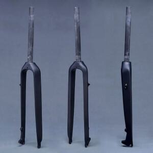 자전거 포크 카본 파이버 리지드 산악 프론트 26인치 27.5인치 디스크 브레이크 퀵 릴리즈 9x100mm