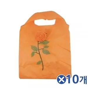 접이식 장미 장바구니 색상랜덤x10개 시장바구니