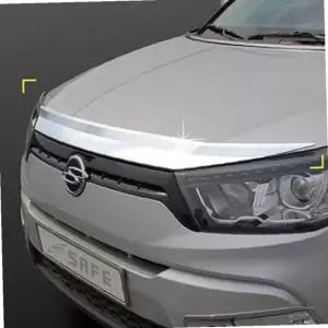 티볼리 본넷 가드 크롬 후드 버그 가드 보호 몰딩