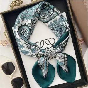 패턴 가방꾸미기 외출 스카프 페이즐리 패션 여자