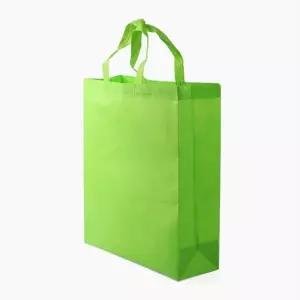 ( )간편 휴대 부직포 다용도 가방(그린) (34x40.5cm)