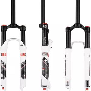 26/27.5/29인치 산악 자전거용 ZTZ MTB 에어 서스펜션 포크 핏 120mm 여행 리바운드 조정 QR 9mm 수동/원격