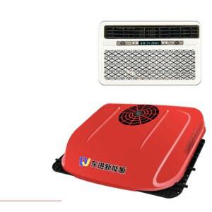 화물차 무시동 에어컨 실외기없는 24V 듀얼 기계 경형트럭 일체형 침대 화물트럭 루프