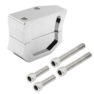 로드 킹 FLHR, 글라이드 FLTRX, 스트리트 FLHX 배거 / 투어를 위한 무제한 워크 크롬 1인치 2인치 조절식 킥스탠드 트 블록