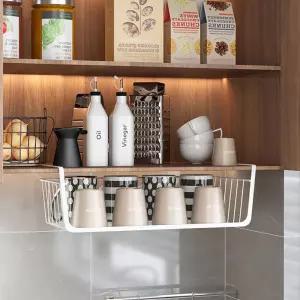 다용도 걸이식 수납 바구니 철제바구니철제바스켓 걸이형수납함