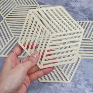 실리콘 냄비받침 아이보리 뚝배기받침대 냄비손잡이 스텐냄비받침