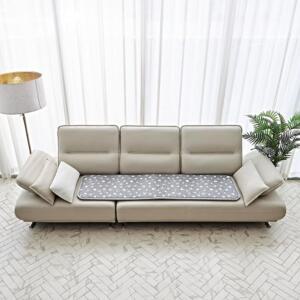 국산 겨울 소파 전기 방석 매트 4인용 모던한 회색