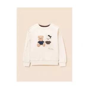 빈폴 키즈 여아 럭키 애니멀즈 그래픽 포인트 스웨트 셔츠 아이보리 (BI5X41G020) 308265