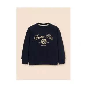 빈폴 키즈 레터링 자수 기모 스웨트 셔츠 네이비 (BI5X41U12R) 308293