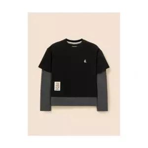 빈폴 키즈 여아 레이어드 티셔츠 블랙 (BI5941G055) 305923