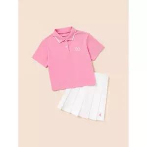 빈폴 키즈 여아 피케 반팔 상하세트 라이트 핑크 (BI5342G10Y) 305605