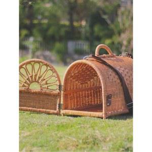 수제 등나무 고양이 강아지 버들 손으로 대형 아파트 더블 머쉬룸 레이어 침낭