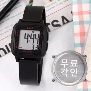 무료각인 큐앤큐 G02A-003VY 어린이 방수 아동우레탄시계 d