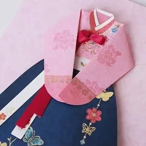 설날카드 명절 품격있는 한복 카드 3P 설날 추석 연하장 편지지