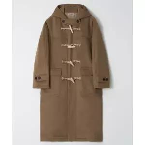 LOFI 오버핏 스테디 더플 코트 (베이지) 370918